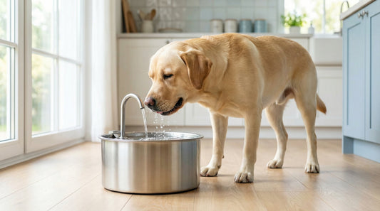 Why a Stainless Steel Dog Water Fountain Is the Healthiest Choice