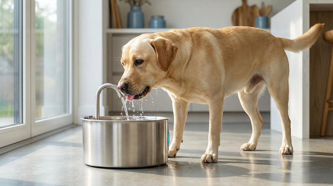 Plastic vs Stainless Steel Pet Fountains: What’s Best for Your Dog?
