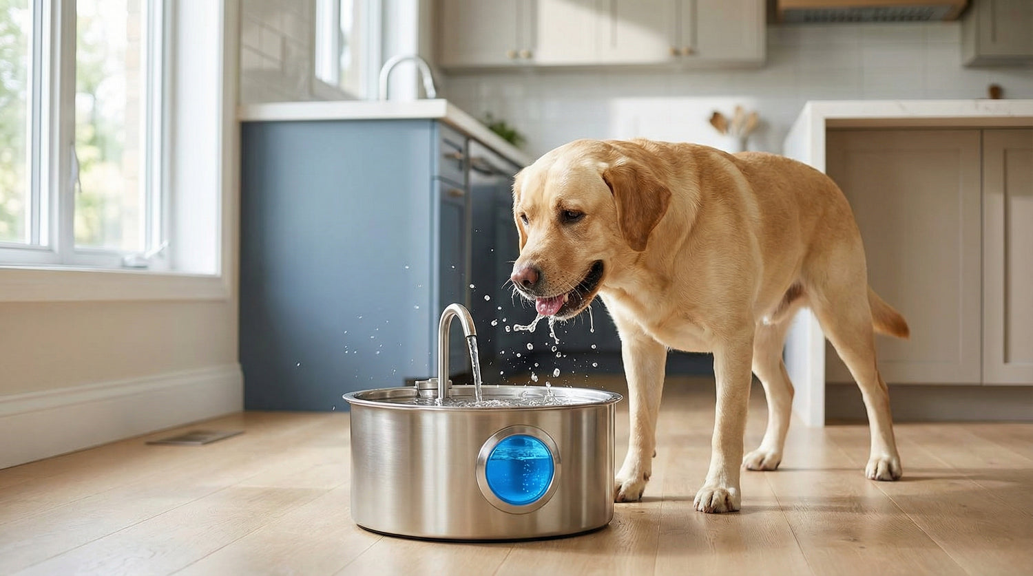 Stainless Steel vs Plastic Pet Water Fountains: Which is Healthier for Your Dog?
