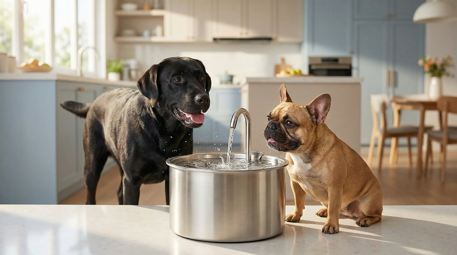 How to Choose the Right Water Fountain Size for Your Pet