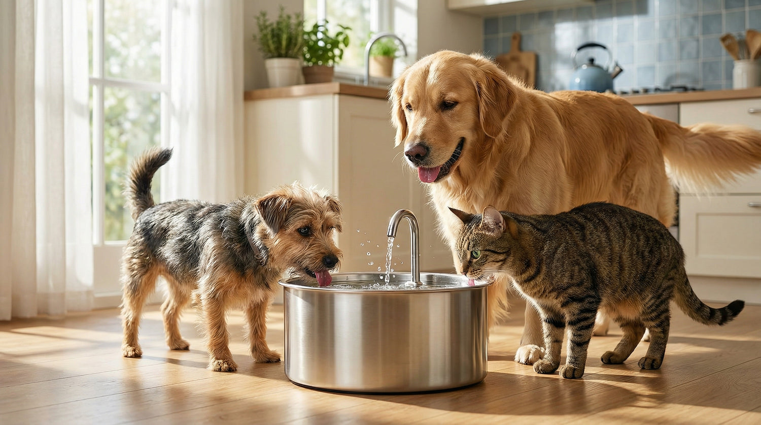 Best Water Fountains for Multi-Pet Homes: Clean, Happy Hydration